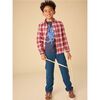 Flannel Button Up Shirt, KORBP203 - Button Downs - 5