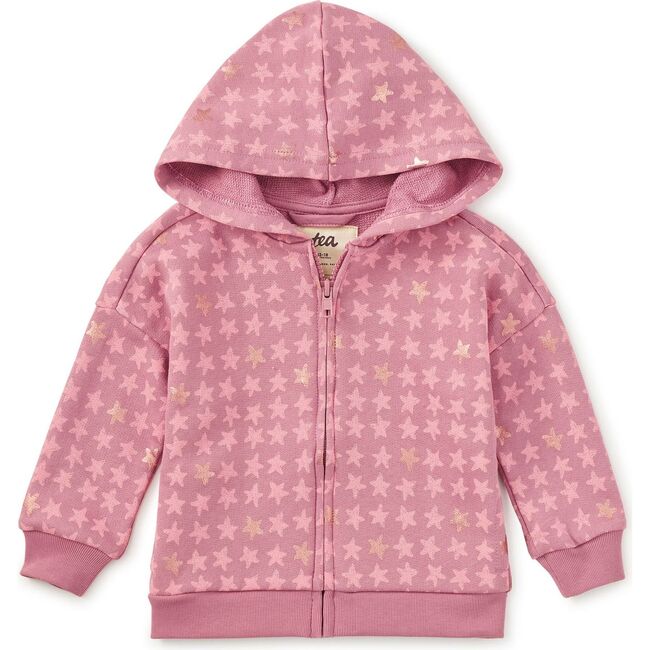Easy Fit Hoodie, Metallic Stars - Sweatshirts - 3