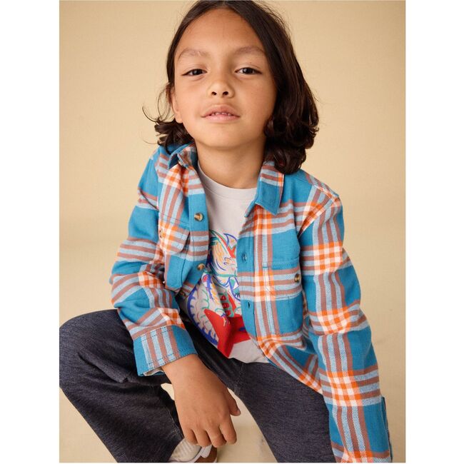 Flannel Button Up Shirt, KORBP204 - Button Downs - 4