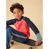 Explorer Colorblock Raglan Top, Scarlet - T-Shirts - 4