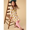 Long Sleeve Skirted Dress, Asian Pear - Dresses - 2