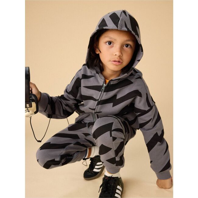 Easy Fit Hoodie, Lightning Stripes - Sweatshirts - 3