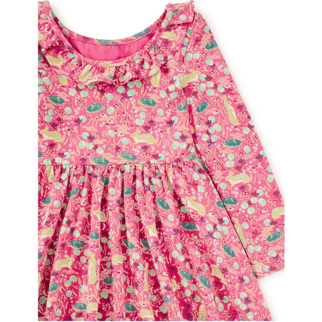 Ruffle Collar Ballet Dress, Rabbit & Turtle Folktale - Dresses - 4