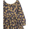 Ruffle Collar Ballet Dress, Gingko Leaf & Dot - Dresses - 2