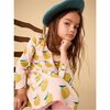 Long Sleeve Skirted Dress, Asian Pear - Dresses - 3