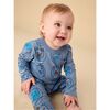 Long Sleeve Pocket Baby Romper, Moon Bear - Rompers - 3