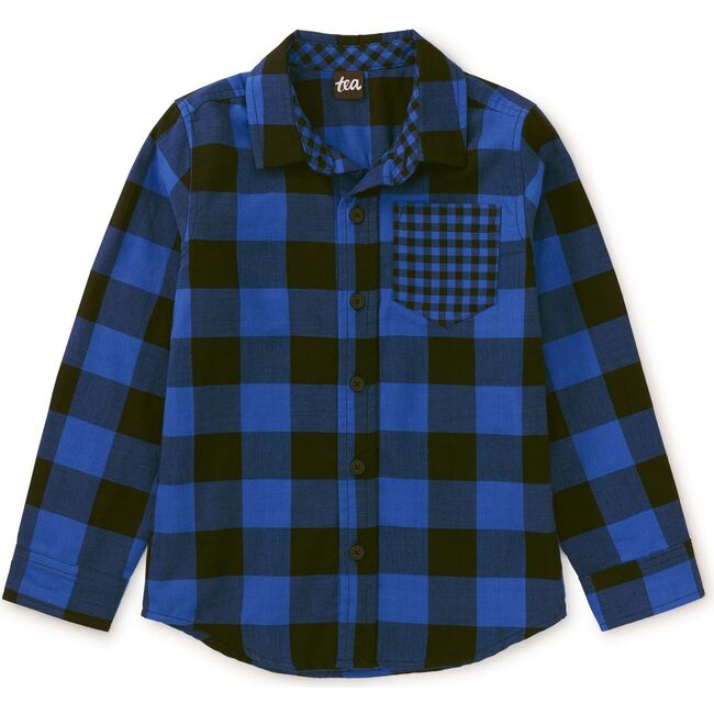 Double Weave Plaid Button Up, Bursa Plaid