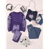 Dragon Graphic Raglan Tee, Rosada - T-Shirts - 4