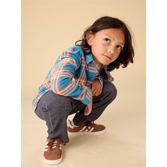 Flannel Button Up Shirt, KORBP204 - Button Downs - 6