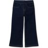 Denim-Like Flare Pants, Dark Wash - Pants - 1 - thumbnail
