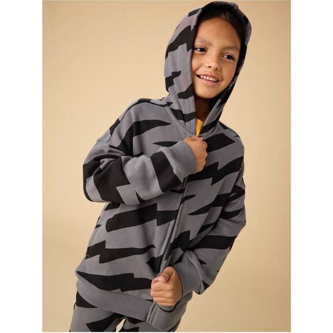Easy Fit Hoodie, Lightning Stripes - Sweatshirts - 5