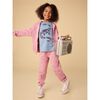 Dino Bouquet Graphic Tee, Blue Tide - T-Shirts - 2