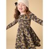 Ruffle Collar Ballet Dress, Gingko Leaf & Dot - Dresses - 4