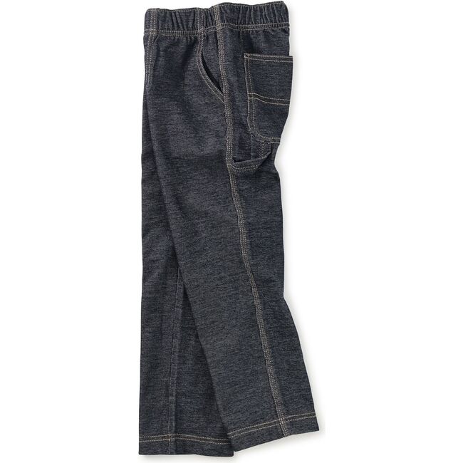 Denim-Like Carpenter Pants, Indigo - Pants - 2