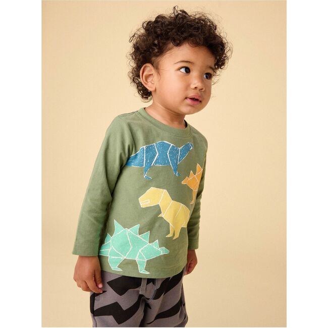 Dino Friends Graphic Tee, Stem - T-Shirts - 3