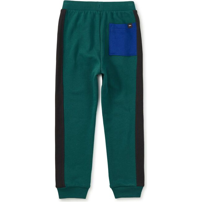 Colorblock Stripe-Out Joggers, Jade - Sweatpants - 2