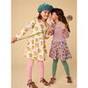 Long Sleeve Skirted Dress, Asian Pear - Dresses - 6