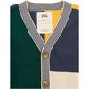Colorblock Sweater Cardigan, Almond - Cardigans - 2