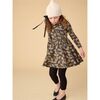 Ruffle Collar Ballet Dress, Gingko Leaf & Dot - Dresses - 5