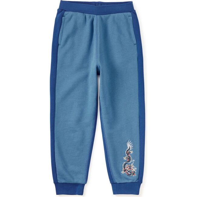 Colorblock Dragon Joggers, Galactic Blue