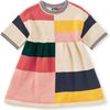 Colorblock Sweater Dress, Almond - Dresses - 3