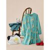 Blouson Sleeve Pocket Dress, Red Crowned Crane - Dresses - 2