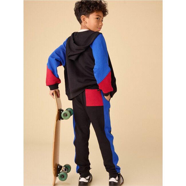 Colorblock Stripe-Out Joggers, Jet Black - Sweatpants - 3
