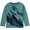 Bat Colony Graphic Tee, BLUE MINERAL - T-Shirts - 1 - thumbnail