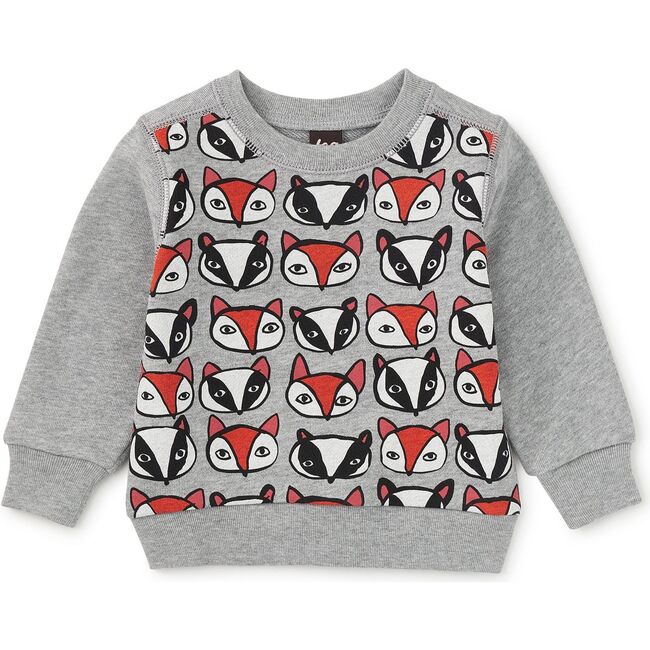 Badger & Fox Baby Popover, Med Heather Grey