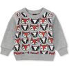 Badger & Fox Baby Popover, Med Heather Grey - Sweatshirts - 1 - thumbnail