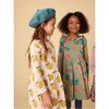 Long Sleeve Skirted Dress, Asian Pear - Dresses - 7
