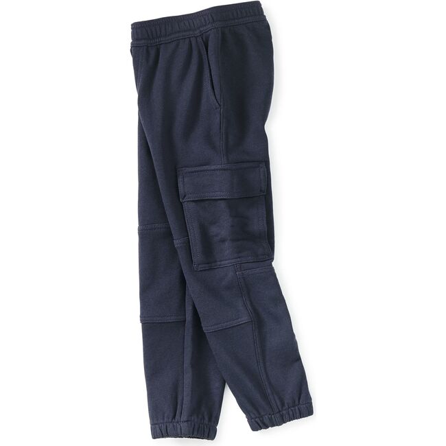 Cargo Pocket Joggers, Indigo - Sweatpants - 2