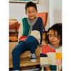 Colorblock Sweater Cardigan, Almond - Cardigans - 4
