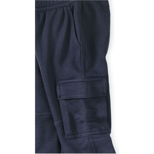 Cargo Pocket Joggers, Indigo - Sweatpants - 3