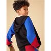 Colorblock Hoodie, Jet Black - Sweatshirts - 4