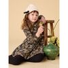 Ruffle Collar Ballet Dress, Gingko Leaf & Dot - Dresses - 7