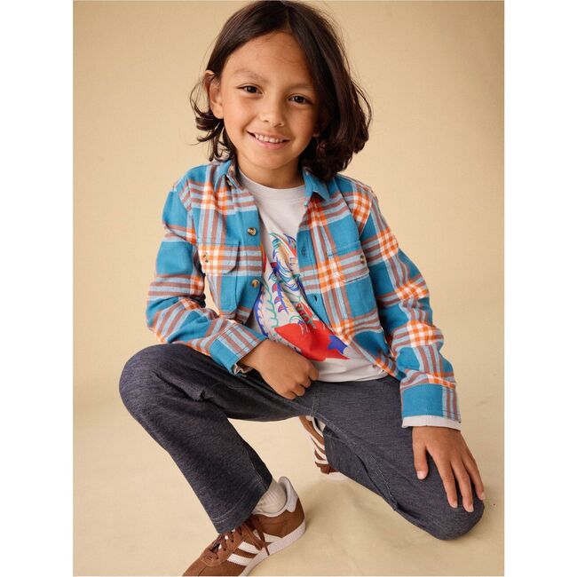 Denim-Like Carpenter Pants, Indigo - Pants - 5