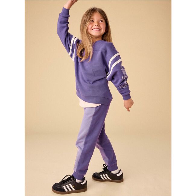 Colorblock Dragon Joggers, Ultraviolet - Sweatpants - 6