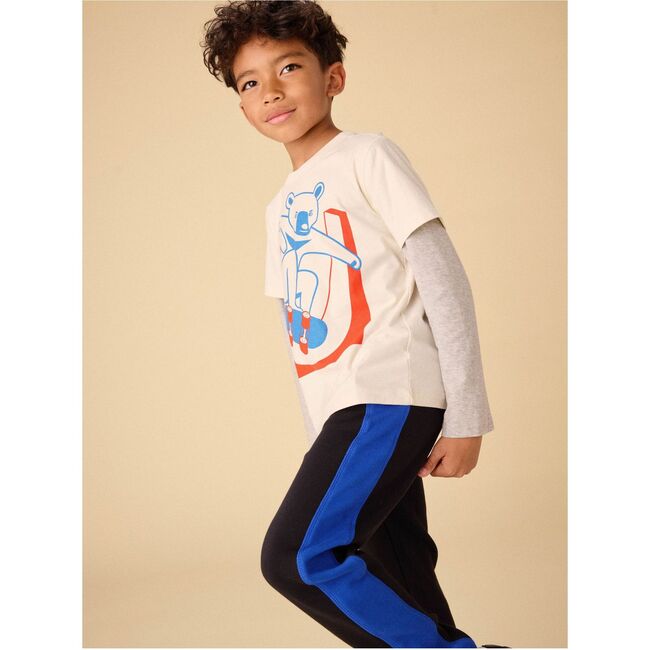 Colorblock Stripe-Out Joggers, Jet Black - Sweatpants - 6
