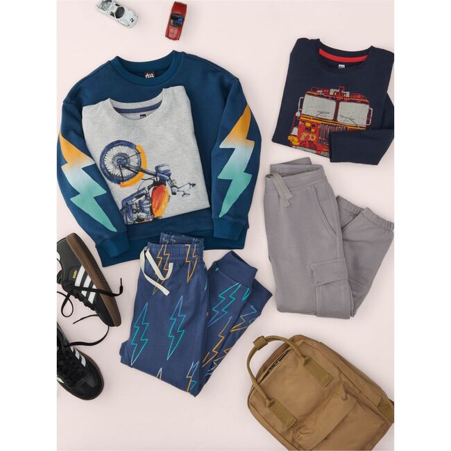 Cargo Pocket Joggers, SMOKE - Sweatpants - 7