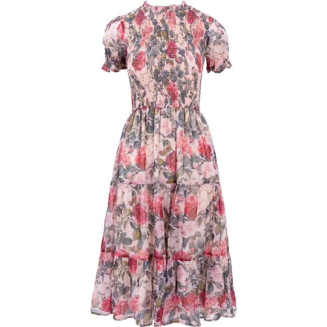 Cordelia Dress in Pink Bloom