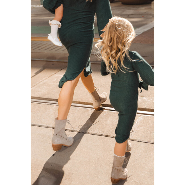 Mini Darcy Lace Up Studded Boot - Boots - 2