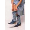 Rosemary Cowgirl Boots in Denim - Boots - 2