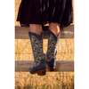 Rosemary Cowgirl Boots in Denim - Boots - 4
