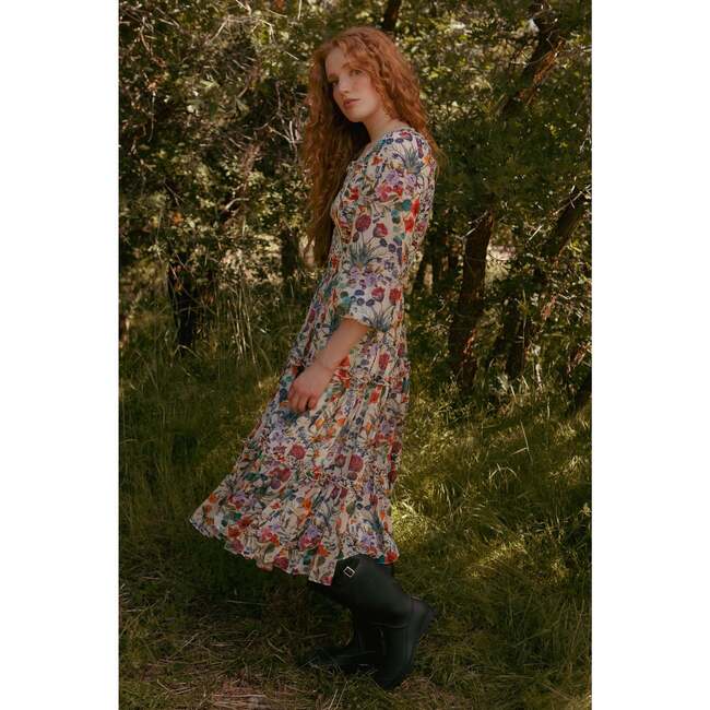 Selena Dress in Watercolor Floral - Dresses - 4