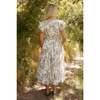 Zaza Midi Dress in Brown Toile - Dresses - 5