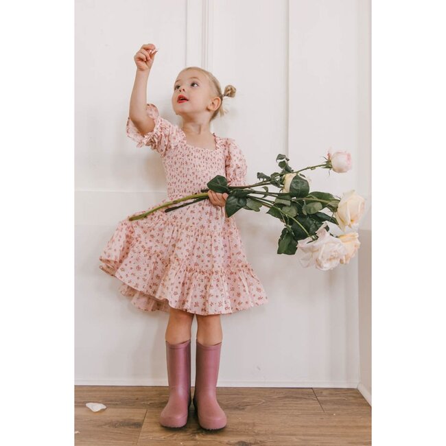 Mini Madeline Dress In Pink - Dresses - 2