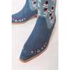 Rosemary Cowgirl Boots in Denim - Boots - 6