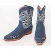 Mini Rosemary Cowgirl Boots in Denim - Boots - 1 - thumbnail