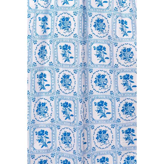 Mae Dress in Blue Floral Stamp - Dresses - 4